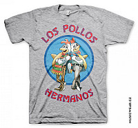 Breaking Bad koszulka, Los Pollos Hermanos Grey, męskie