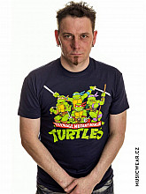 Želvy Ninja koszulka, Distressed Group, męskie