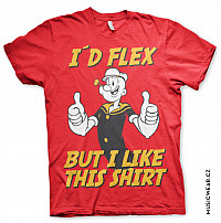 Pepek námořník koszulka, I´d Flex But I Like This Shirt, męskie