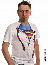 Superman koszulka, Super blouse, męskie