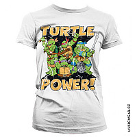 Želvy Ninja koszulka, Turtle Power Girly, damskie