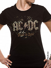 AC/DC koszulka, Rock or Bust fitted, damskie