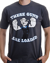 Pepek námořník koszulka, These Guns Are Loaded, męskie