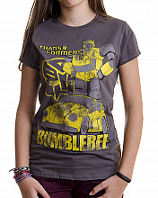 Transformers koszulka, Bumblebee Distressed, damskie