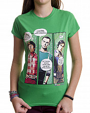 Big Bang Theory koszulka, TBBT Superhero Quips Girly, damskie