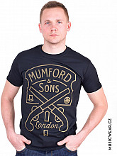 Mumford & Sons koszulka, Pistol Label, męskie
