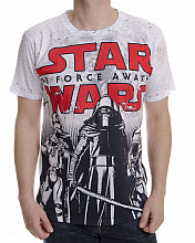 Star Wars koszulka, The Force Awakens Allover Tee, męskie