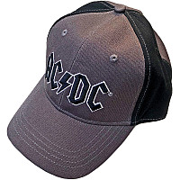 AC/DC czapka z daszkiem, Black Logo 2 tone Grey & Black