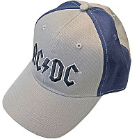 AC/DC czapka z daszkiem, Black Logo 2 tone Grey & Navy