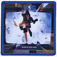 AC/DC tkaná naszywka/nažehlovačka PES 86 x 86 mm, Blow Up Your Video