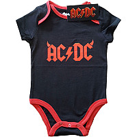 AC/DC niemowlęcy body koszulka, Horns Black, dziecięcy