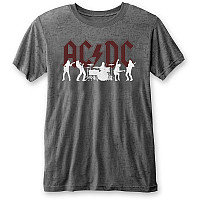 AC/DC koszulka, Silhouettes Burnout Grey, męskie