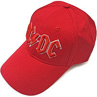 AC/DC czapka z daszkiem, Red Logo On Red