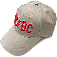AC/DC czapka z daszkiem, Red Logo Sand