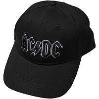 AC/DC czapka z daszkiem, Black Logo Black