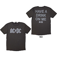 AC/DC koszulka, Have A Drink On Me BP Grey, męskie