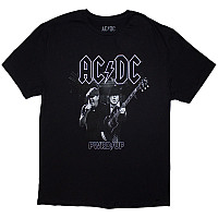 AC/DC koszulka, PWRD-UP B&W Photo Black, męskie - velikost XL
