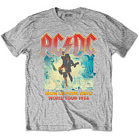AC/DC koszulka, Blow Up Your Video Heather Grey, dziecięcy