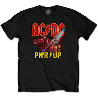 AC/DC koszulka, Neon Live Black, męskie