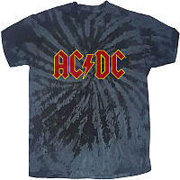 AC/DC koszulka, Logo Dip-Dye Black, męskie