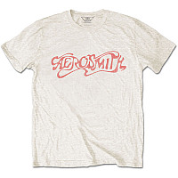 Aerosmith koszulka, Classic Logo Natural, męskie