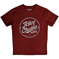 Alice in Chains koszulka, Circle Emblem Red, męskie