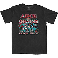 Alice in Chains koszulka, Totem Fish Black, męskie