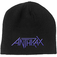 Anthrax zimowa czapka zimowa, Logo Purple