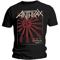 Anthrax koszulka, Live in Japan, męskie