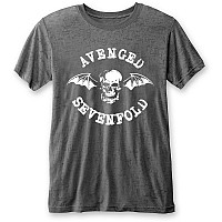 Avenged Sevenfold koszulka, Deathbat Burnout Grey, męskie