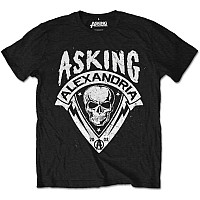 Asking Alexandria koszulka, Skull Shield, męskie