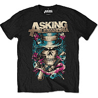 Asking Alexandria koszulka, Hat Skull, męskie