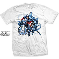 Marvel Comics koszulka, Avengers Group White, męskie