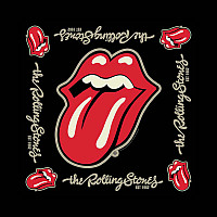 Rolling Stones chustka, Est. 1962 55 x 55cm