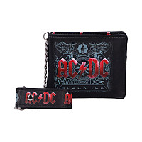 AC/DC portfel 11 x 9 x 2 cm s řetízkem/ 220 g, Black Ice