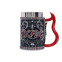 AC/DC kubek do piwa 500 ml/16 cm/0.9 kg, Back in Black