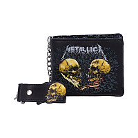 Metallica portfel 11 x 9 x 2 cm s řetízkem/ 220 g, Sad But True