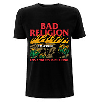 Bad Religion koszulka, Burning Black, męskie
