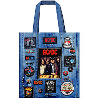 AC/DC torba na zakupy Eco PES 40x40 cm/260g, Highway To Hell Multicolor