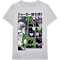 Batman koszulka, Joker Sweats Manga White, męskie
