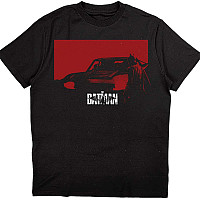 Batman koszulka, The Batman Red Car Black, męskie