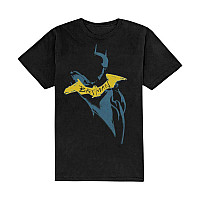 Batman koszulka, The Batman Yellow Sketch Black, męskie
