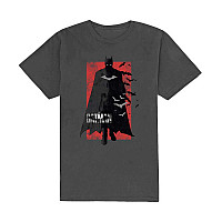 Batman koszulka, The Batman Distressed Logo Grey, męskie