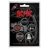 AC/DC zestaw 5 odznak průměr 25 mm, For Those About To Rock