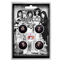 Queen zestaw 5 odznak, Faces