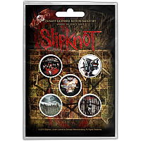 Slipknot zestaw 5 odznak, Albums, uni