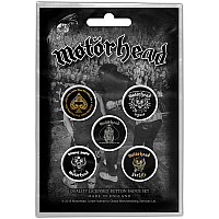 Motorhead zestaw 5 odznak 25 mm, Clean Your Clock