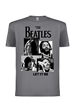 The Beatles koszulka, Let It Be Grey, męskie