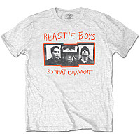 Beastie Boys koszulka, So What Cha Want White, męskie