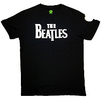 The Beatles koszulka, Drop T Logo Applique Black, męskie